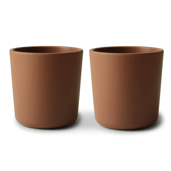 Mushie DINNERWARE CUP, SET OF 2 in Caramel