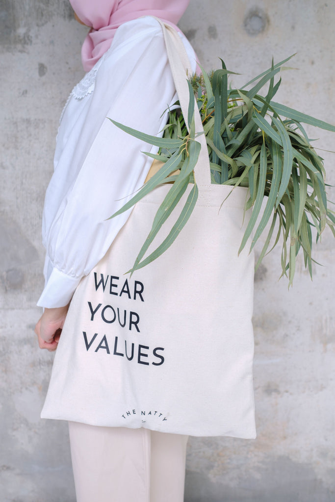 Wear Your Values Canvas Bag