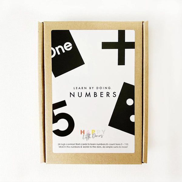 HAPPY LITTLE DOERS Kids Number Flash Cards