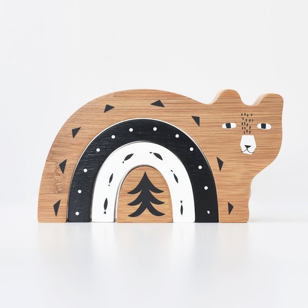 WEE GALLERY  Bamboo Nesting Bear