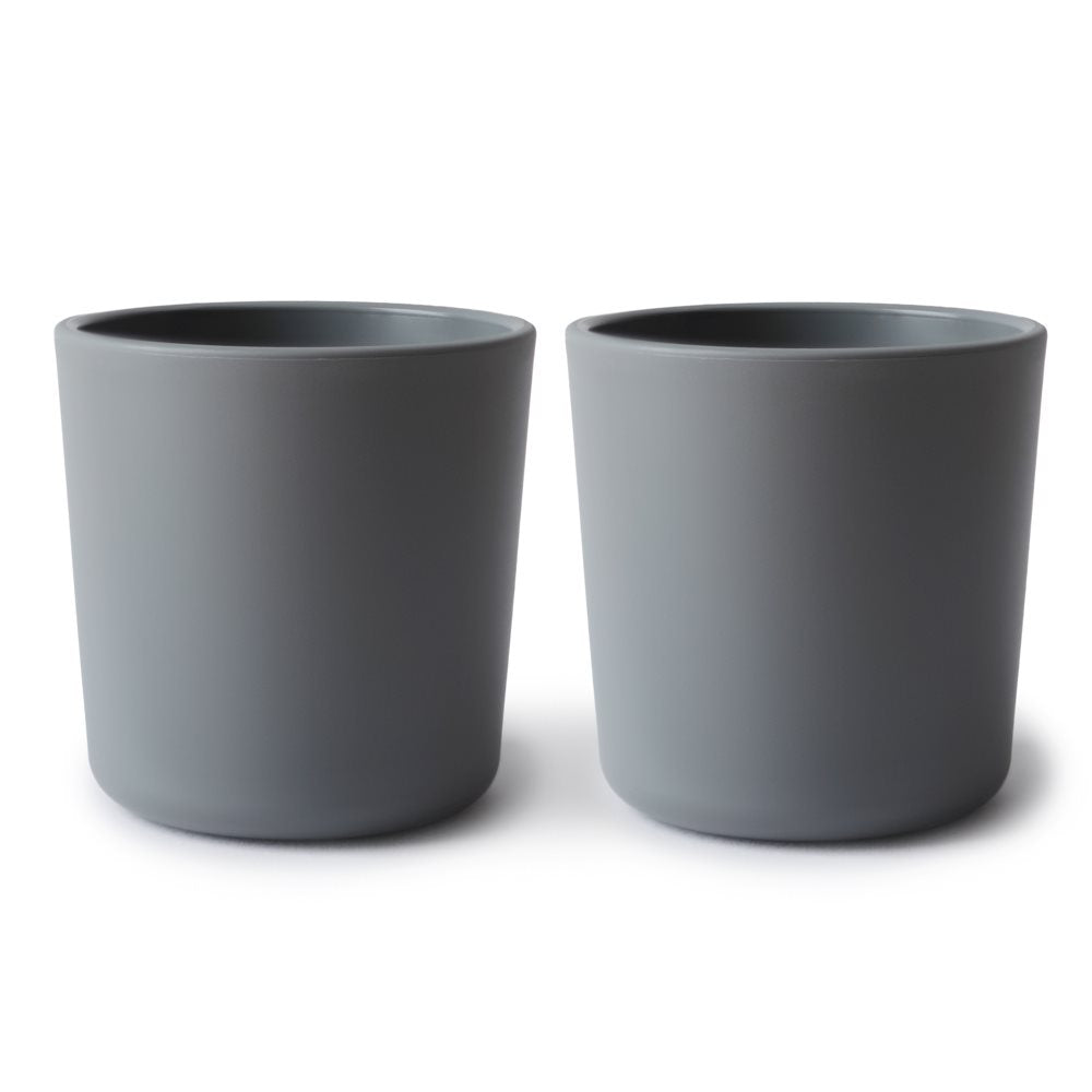 Mushie DINNERWARE CUP, SET OF 2 in SMOKE