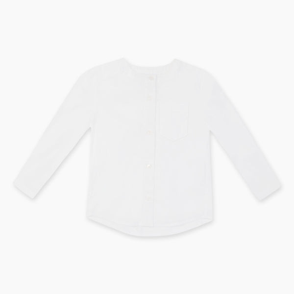 THE NATTY Grandad Shirt - White