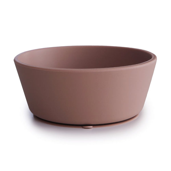 Mushie SILICONE BOWL in Cloudy Mauve