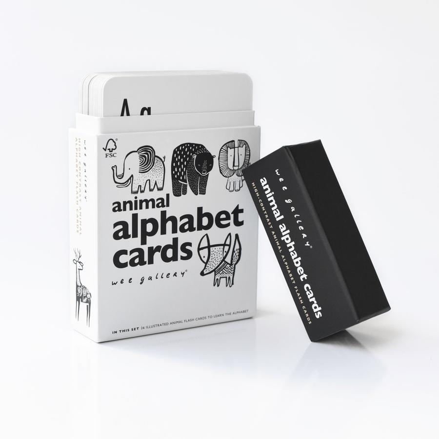 Wee Gallery ALPHABET CARDS - ANIMAL