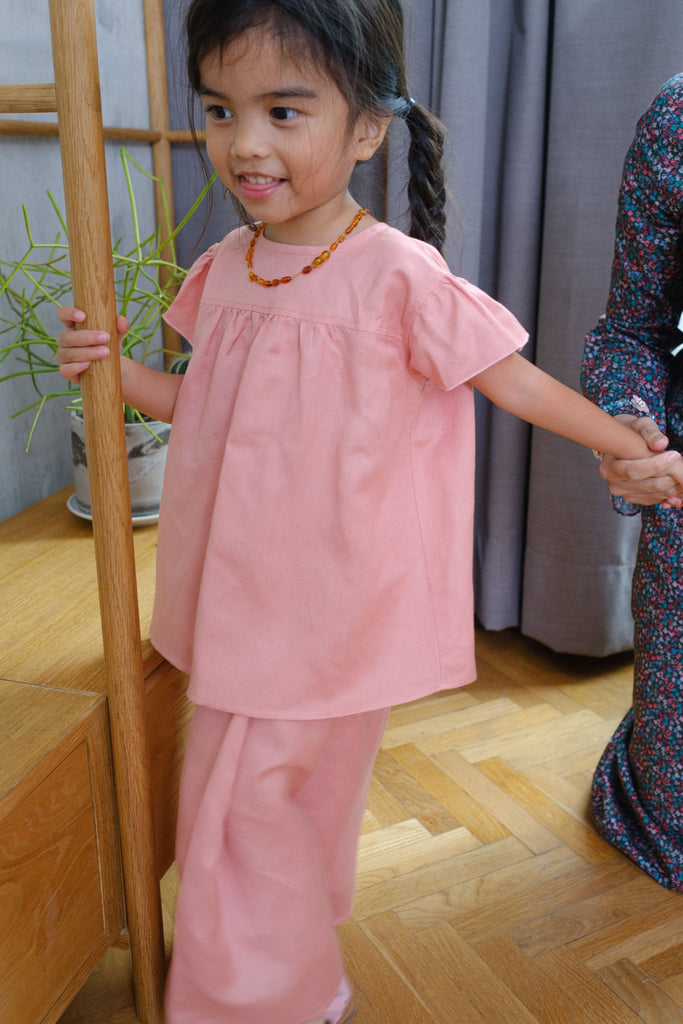 The Natty Qaseh Baju Kurung in Pink