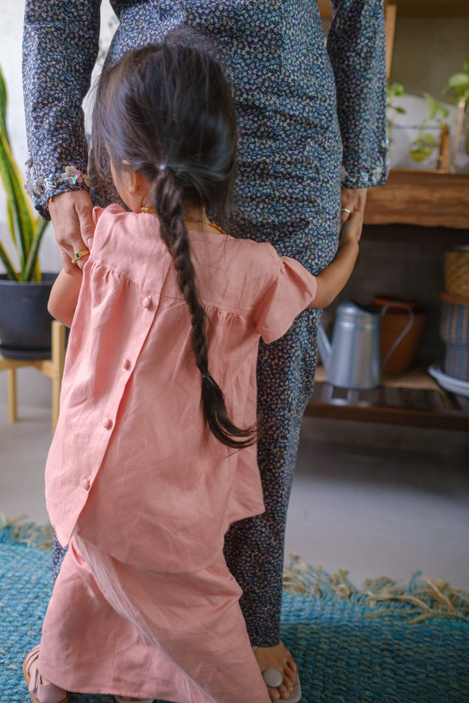 The Natty Pink Qaseh Baju Kurung