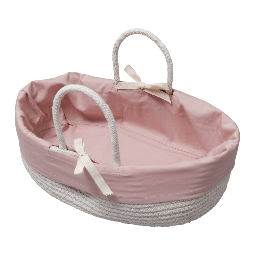 FABELAB Doll Basket - Mauve