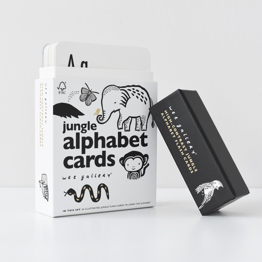 Wee Gallery ALPHABET CARDS - JUNGLE