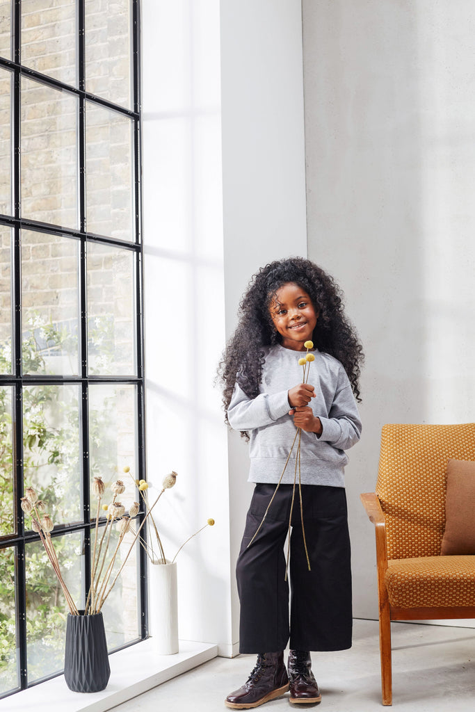 Children's Black Culottes 