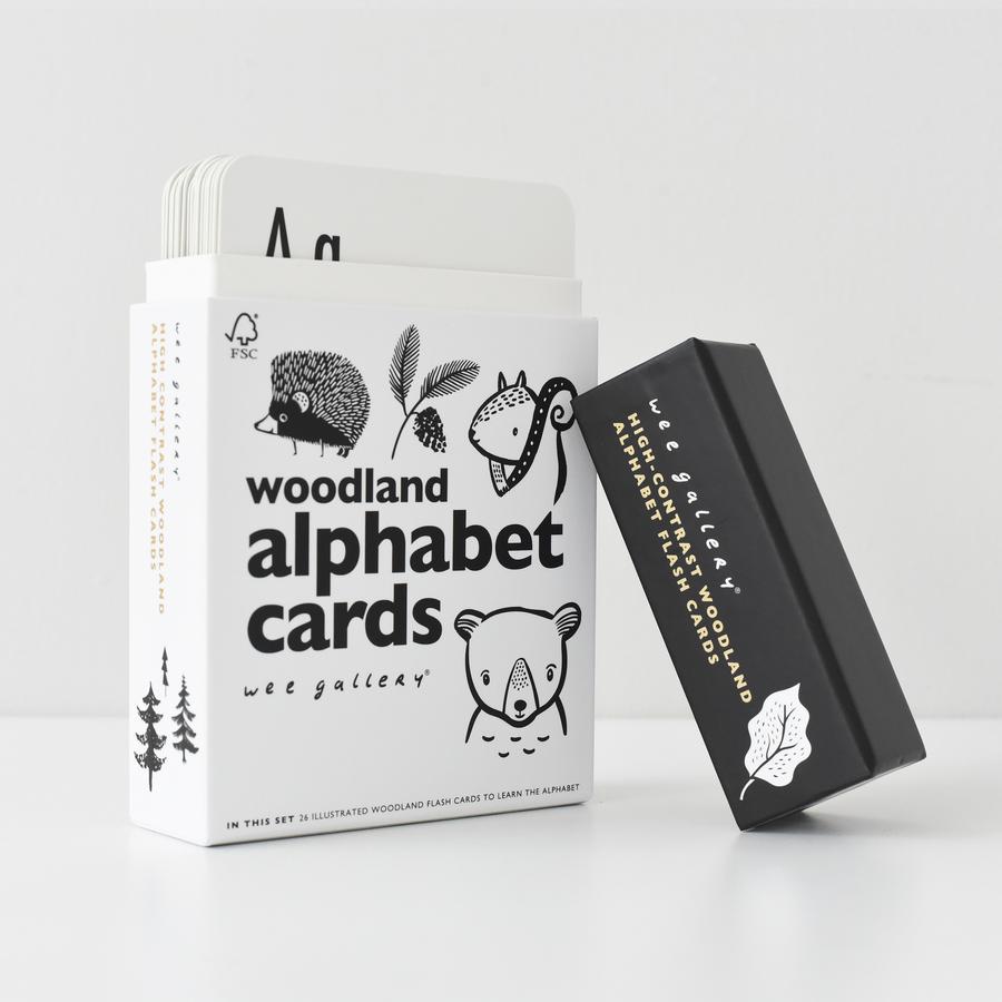 Wee Gallery ALPHABET CARDS - WOODLAND