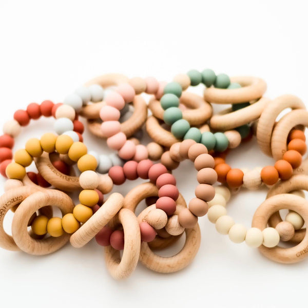GRECH & CO Teething Ring + Rattle